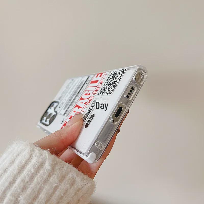 Custom Wallet Label for S24 Ultra, S23, S22 Plus, S21+ Anti-fall Phone Cases