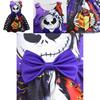 Sally Face Girl Dress With Cotton Blend Fabric And Butterfly Bow For Halloween And Christmas Festivities