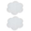 2pcs Coasters Silicone Molds Plate Mat Molds Cup Tray Cup Mat Mold For Diy Crafts