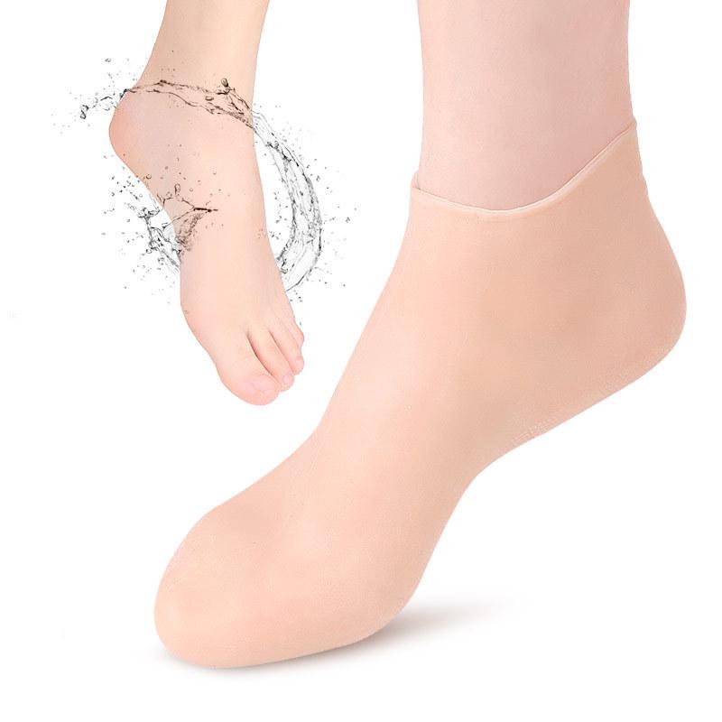 127g Exfoliating & Rejuvenating Silicone Foot Care Socks - Thickened SEBS, Elastic Protection for Smooth Skin