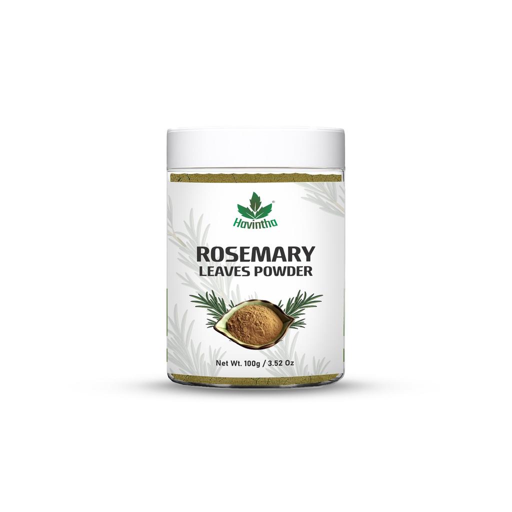 Havintha Natural Rosemary Dried Leaves Powder - 100% Pure & Natural Herb for Hair Growth - 100 Gm