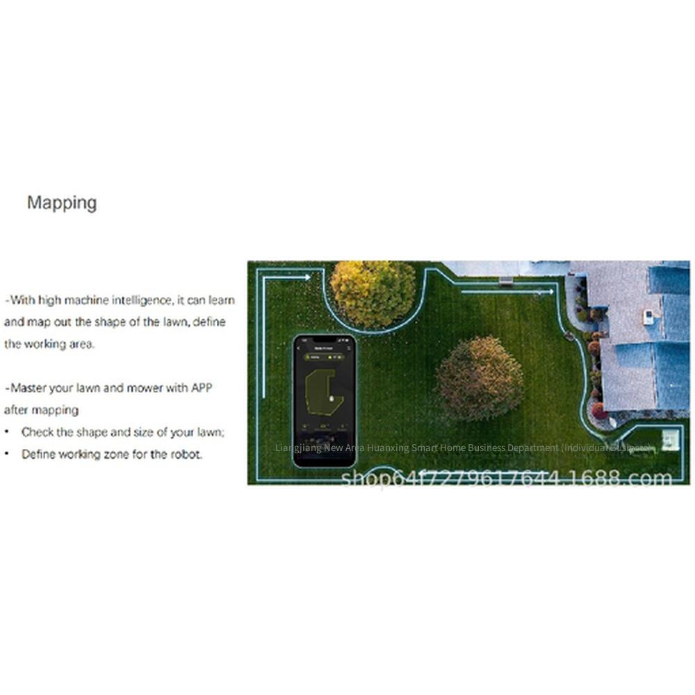 SUNTEK I1000 Smart Robotic Lawn Mower, APP Control, Automatic Garden Grass Cutter for 1000 Square Meters Lawn