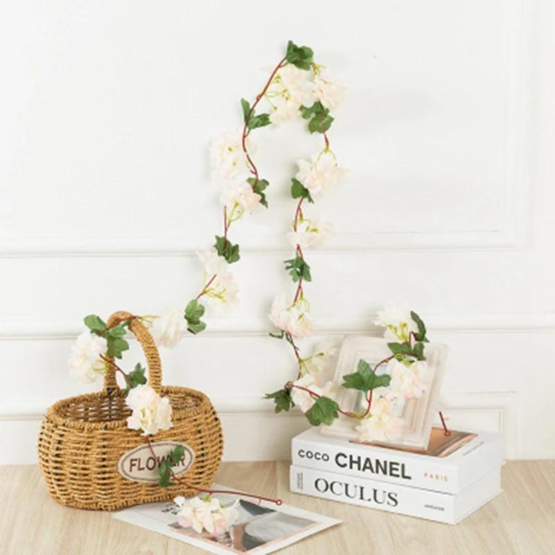 

Artificial Flowers Cherry Valentine Home Room Yard Accessories Brial Bouquet Wedding Wreath Decor Outdoor DIY Gift Arch Hotsale 1 pc