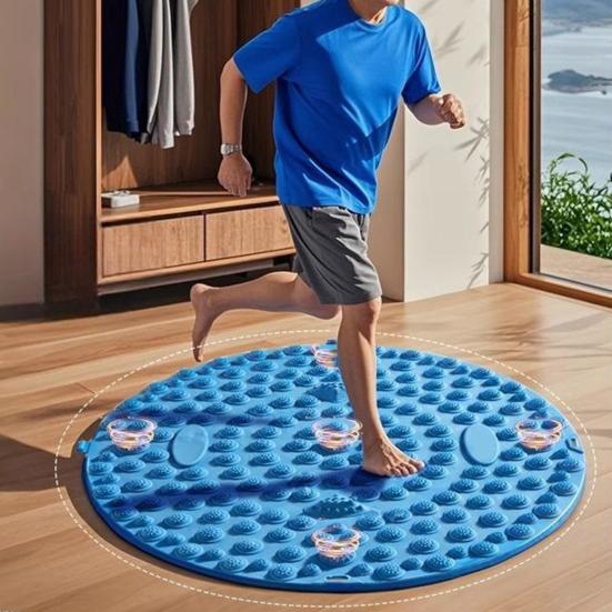 Foot Massager Mat Feet Pain Relief Pressure Point Pad Foot Relaxation Reflexology Pad Non-slip Anti-fatigue Walk Stone Acupressure Mat Massage Tool