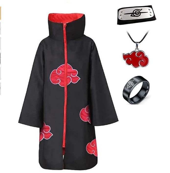 Halloween Cape Cloak Stand Collar Hooded Cosplay Costume for Anime Role Play