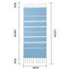 Hot-selling European Cotton Türkiye Kitchen Towel Rectangular Tablecloth Tassel Tea Towel Quick-drying Striped Hand Towel
