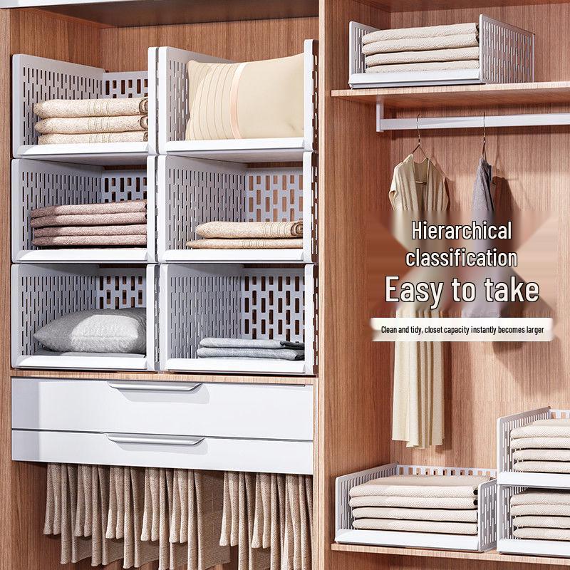 Pull-out Wardrobe and Desktop Storage Rack for Dormitory and Bedroom