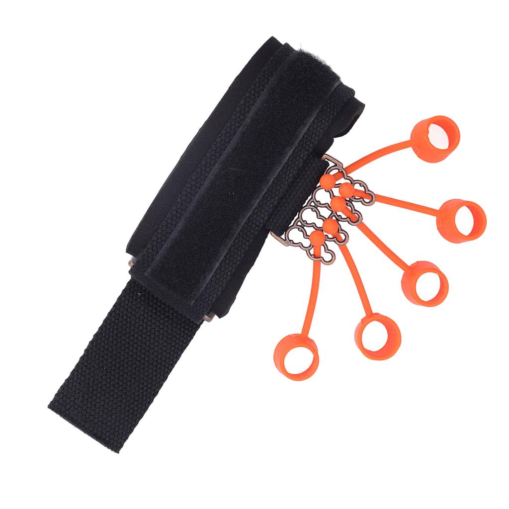 Finger Strengthener Improve Flexibility Hand Grip Strength Trainer with 5 Replace Rings 75lbs