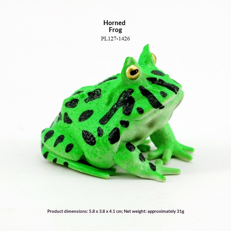 Animal Model Toy for Kids Toad Frog Figure Realistic Rubber Educational Play