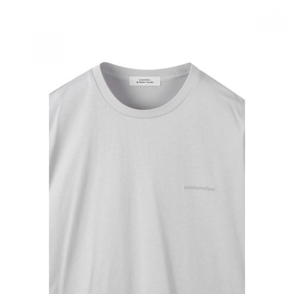 CusTomellow Graphic T shirT Gray cwTam25488gyx