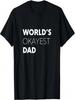 Unisex World's Okayest Dad Funny OK Fathers Day Gift T-Shirt