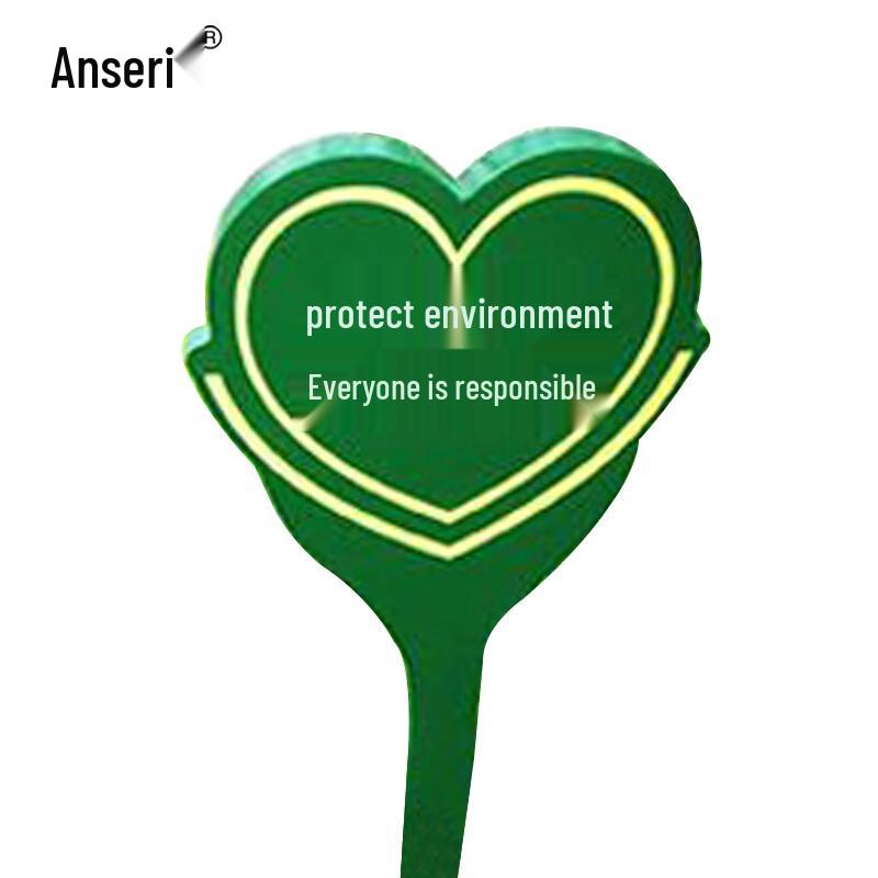 Outdoor Garden Environmental Slogan Sign
