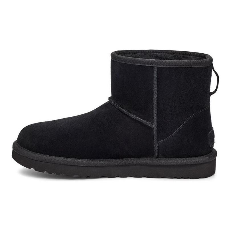 UGG Teplé ovčí kůže Protiskluzové Krátké Sněhule Módní Plyšové Dámské boty Černé 1122558-BLK