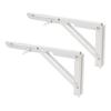 2pcs Folding Table Bracket Wall Mounted Collapsible Shelf Bracket 34cm 13.39in for RV Boat