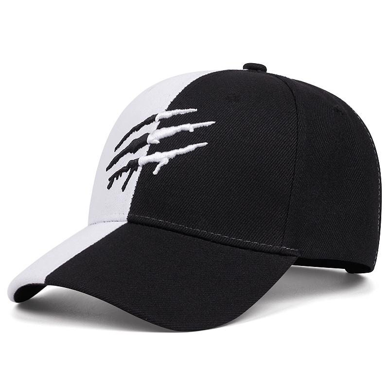 Pop New Baseball Hat Claw Print Embroidery Street Pop Hip Hop Hat Skateboarding Hat Daily Leisure Sunshade Hat