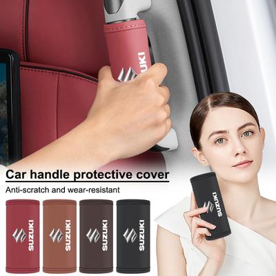 New Car Leather Roof Handle Anti-Scratch Protector Mat Accessories For Grand Swift Jimny Vitara Baleno IGNIS SX4 XL-7 GW250 Accessories