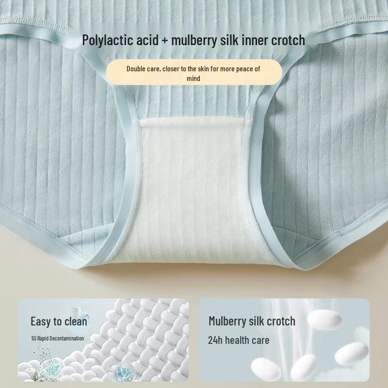 MaoRen Women's Antibacterial Cotton Briefs