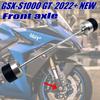 GSX-S1000 GT Motorcycle Front Axle Fork Crash Sliders Wheel Protector For SUZUKI GSX S1000 GT 2022 2023 Gsx-s1000gt