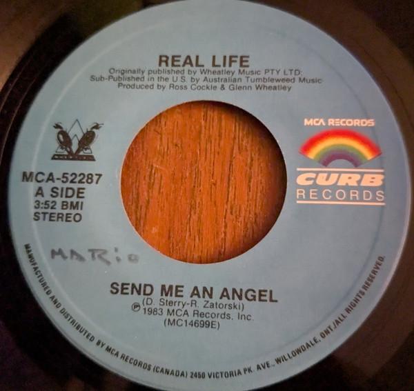 

7inch Record REAL LIFE Send Me An Angel MCA52287 Curb Records M 1983 Canada Dance Electronica Used