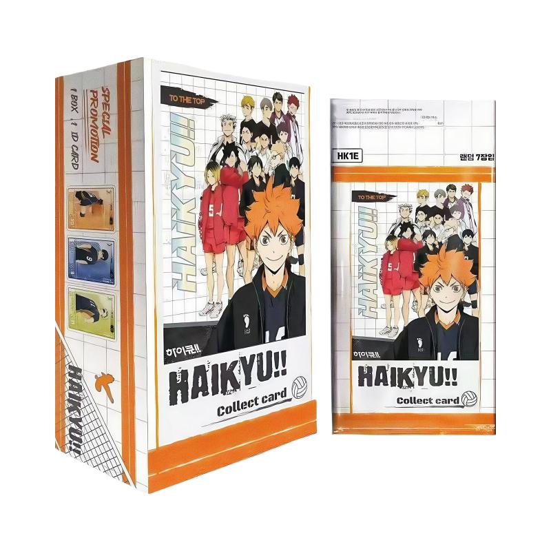 

2025 New Original Haikyuu Korean Ver. Collect Card First Edition Anime Merch Kid Toy Gift Anime Character Collection Cards