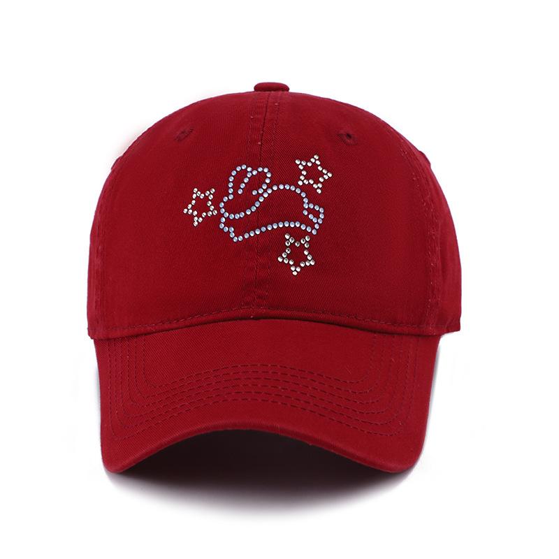 Baseball Cap For Women Wide Brim Big Head Cartoon Snapback Summer Hats For Women Sunshade Dad Hat Female New Casual