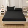 Polyester Fitted Sheet 30cm Deep And Solid Color With Breathable Fabric For Bedroom Use