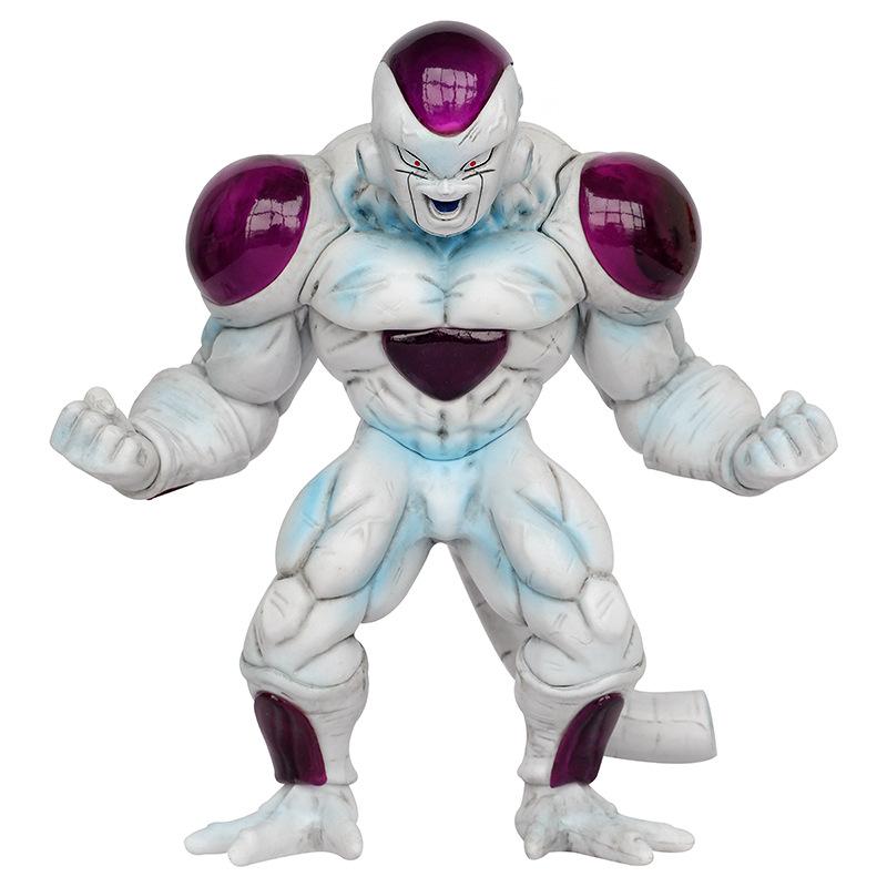 18CM Dragon Ball Z Frieza Docked Tail Explosion Anger Villain Final Form Anime Figures Model Toy Ornaments Collectible Present