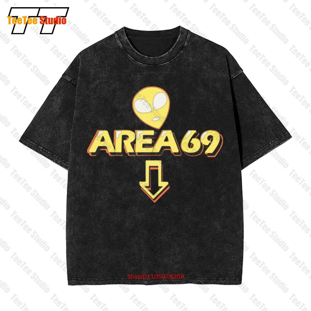 Area Funny Meme Futuristic Style Vintage Oversized TShirt WOI S