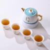 Duocai Bone China Bamboo Breeze Tea Set