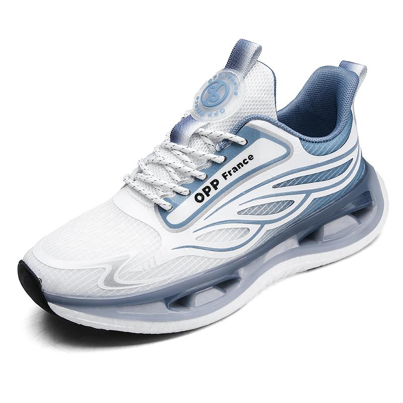 

Кроссовки для бега, мужская мода 2024 года, роскошные дизайнерские сетчатые удобные кроссовки для мужчин, дышащие мужские теннисные туфли на шнуровке 44