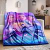 1PC K POP Demon Hunters, Huntrix Blanket, Throw For Sofa, Bed, Travel, Camping, Livingroom,