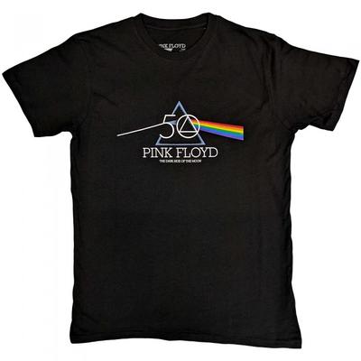 Pink Floyd Unisex-Erwachsene 50. Logo-Baumwoll-T-Shirt