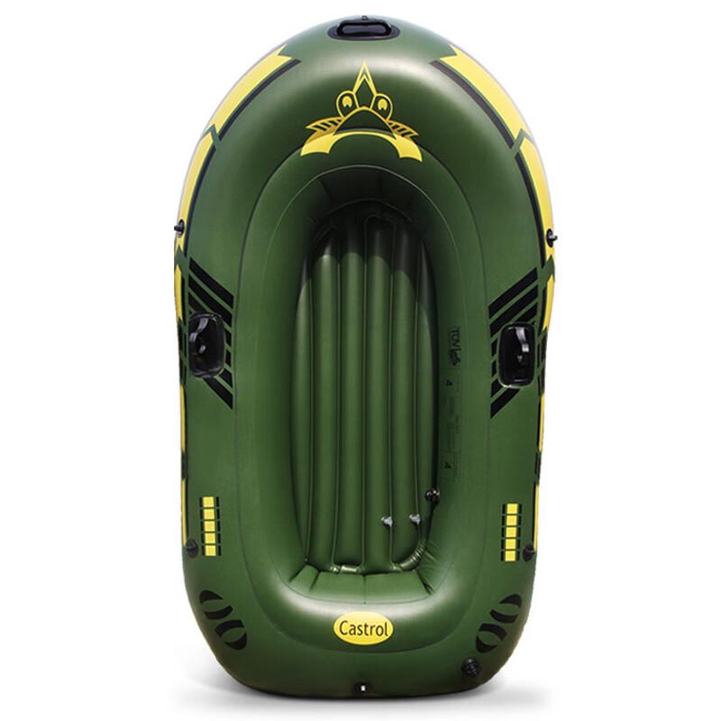 QINGHONG Thickened Inflatable Rafting Kayak Fishing Boat