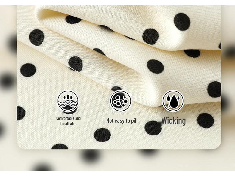 Damen-Frühjahrs-Pünktchen-Spaghettiträgerkleid - Weiß, Tailliert, Figurschmeichelnd, Petite Passform