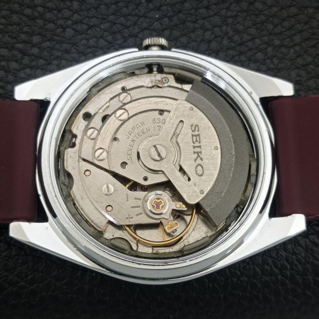 AUTOMATIC VINTAGE REFURBISHED SEIKO 6309A JAPAN MENS BROWN DIAL WATCH a442758-1