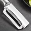 Fruits Vegetable Peeler Stainless Steel Blade Sugar Cane Peeler Rust-Resistant Dishwasher Safe Kitchen Tool for Peeling