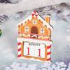Christmas Calendar Wood Design Festival Table Decoration Countdown Calendar with Numbered Days