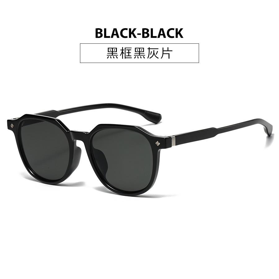 Retro Square Sunglasses Men s and Women s Trendy Large-frame Sunglasses