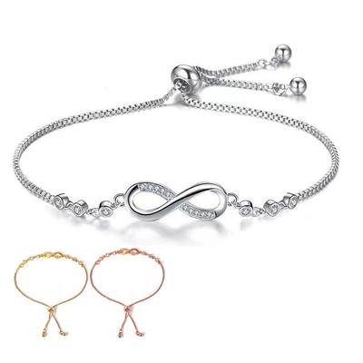 Infinite Symbol Zircon Bracelet Women's All-match Jewelry