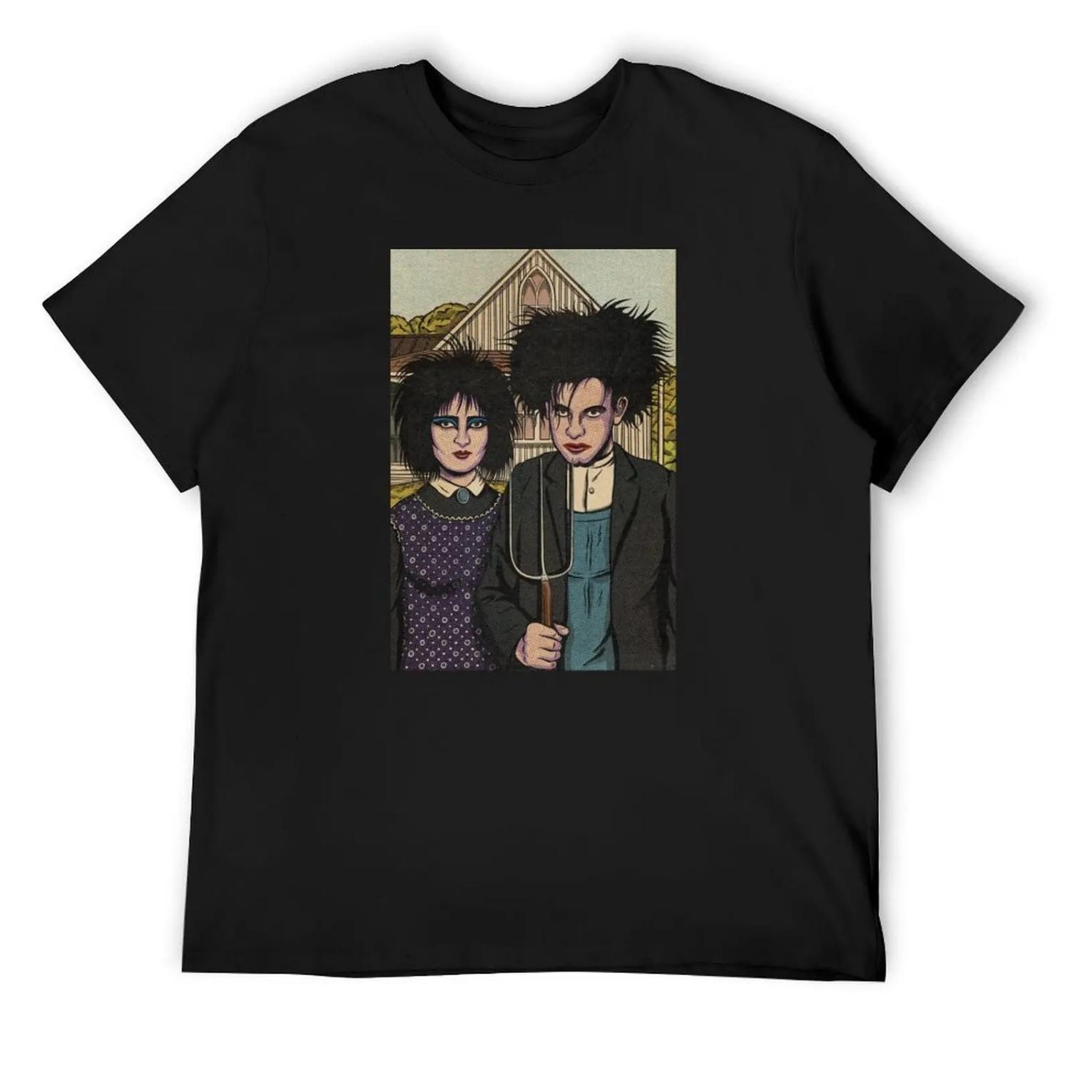 

English Gothic T-Shirt Aesthetic clothing man t shirt customs cotton t shirt men XXXXXL