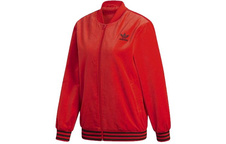 Adidas Originals Vday Jackets Women s Red Baseball Collar Moderate Other FH8560 34