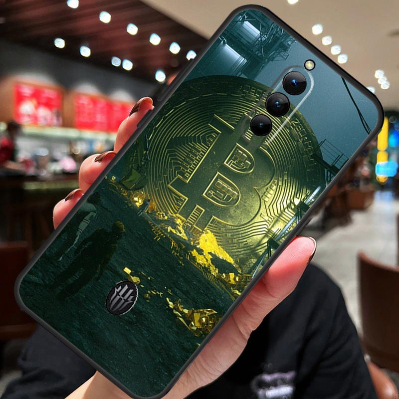 Bitcoin Case For ZTE Nubia Red Magic 10S 10 8 9 8S 9S 11 Pro Plus 10 Air 5G 6R 6 7 6S 7S Pro Cover