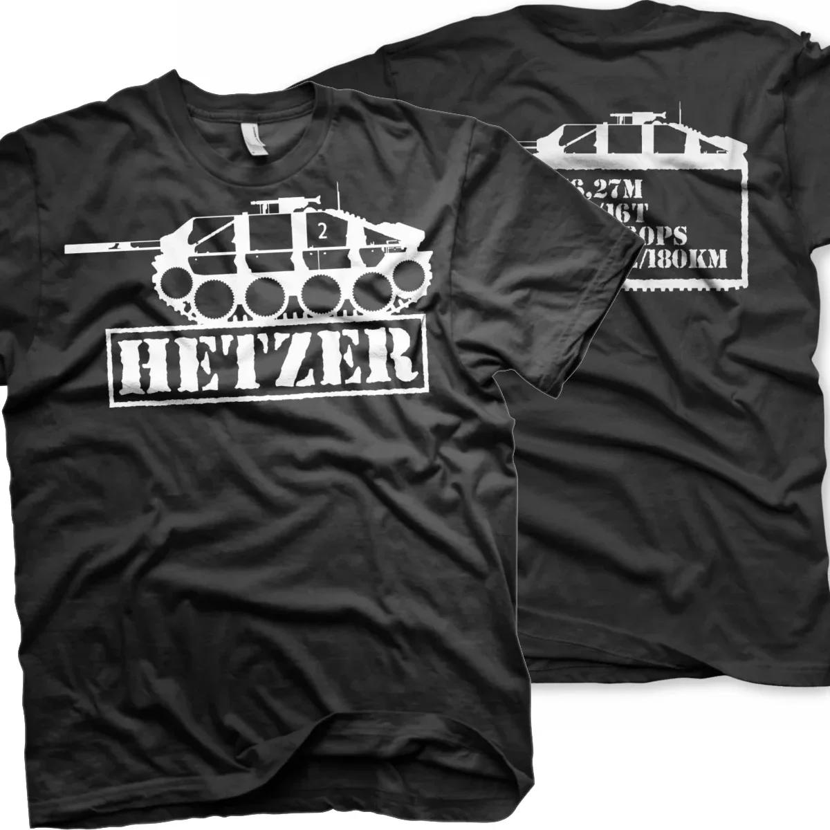 Hetzer Light Tank Destroyer TShirt 100 Cotton ONeck Short Sleeve Summer Casual Mens Tshirt Streetwear S