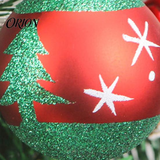 Durable Xmas Tree Ornaments 42PCS Christmas Ball Set, Seasonal Accents with Hanging Indoor Holiday Decor Strings, Shatterproof Plastic Decorations for