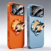 Large Window For Magsafe Phone Case for iPhone 17 Air 16 Plus 14 15 13 12 11 17 Pro Max Magnetic Stand Holder Armor Cover