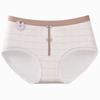 Women's Summer Sweet Baby Cotton 10A Pure Cotton Anti Bacterial Mid Waist Briefs