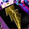 Black Adam Print Rug, Washable Floor Carpet, For Entryway Dorm Laundry Room Office Study, Home Decor Birthday Christmas Gift