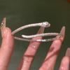 2025 New Stainless Steel Double Layers Simple Bracelet for Women Temperament Elegant Sweet Link Chain Bracelet Jewelry Gift