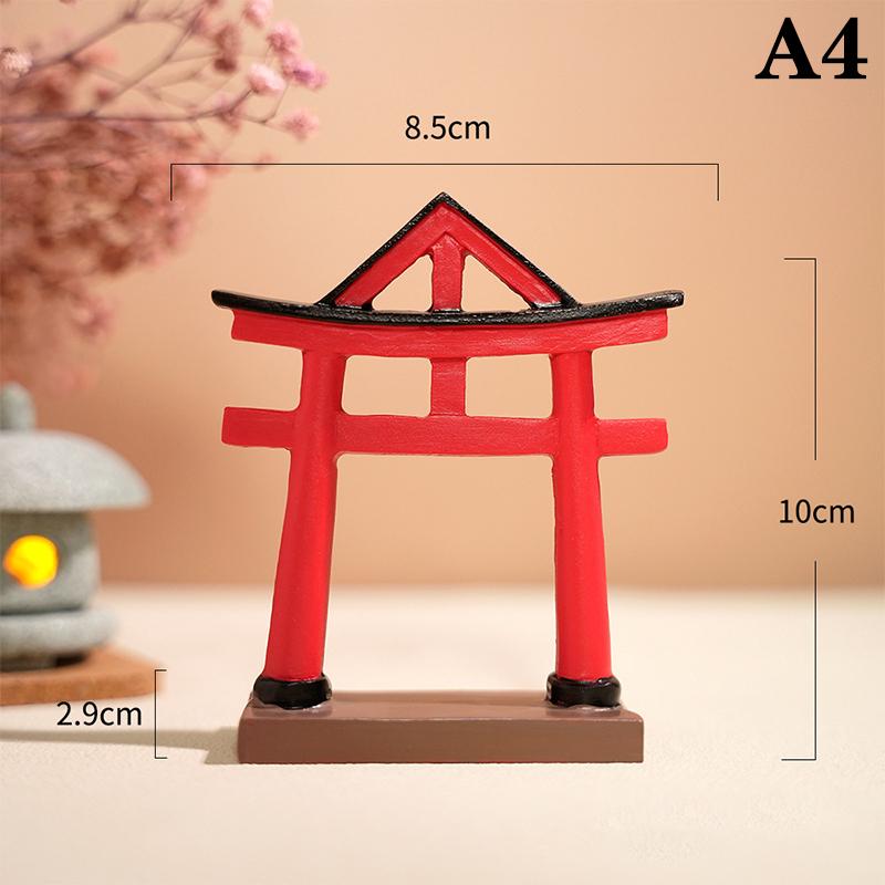 Poartă Torii Miniatură Templu Shinto Japonez Model Arhitectural Asiatic Ornament Grădină Bonsai Decor Acvariu Decor Chinezesc