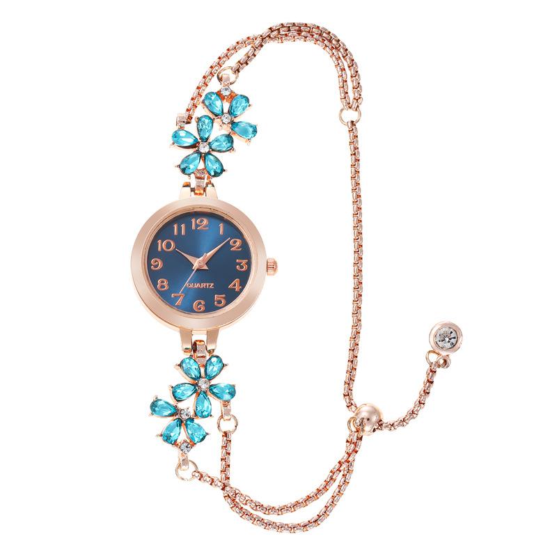 

Женские часы, модные, легкие, роскошные, браслетные, кварцевые, женские, высококачественные, изысканные, фиолетовые, хрустальные, женские, подарки синий